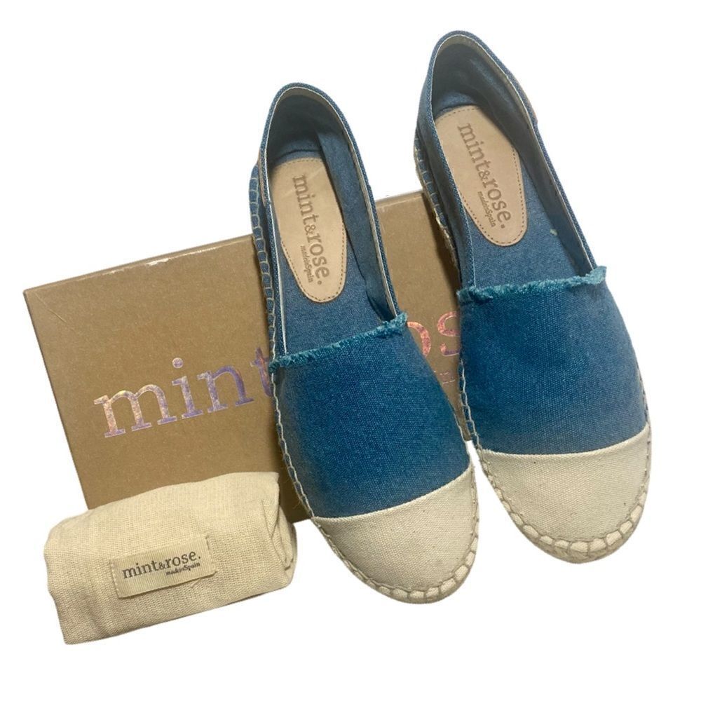 Mint & Rose Saint-Tropez Espadrilles NWT